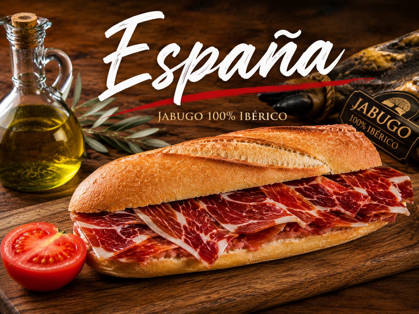 Espa&ntilde;a &ndash; Jam&oacute;n Jabugo 100% Ib&eacute;rico Sandwich
