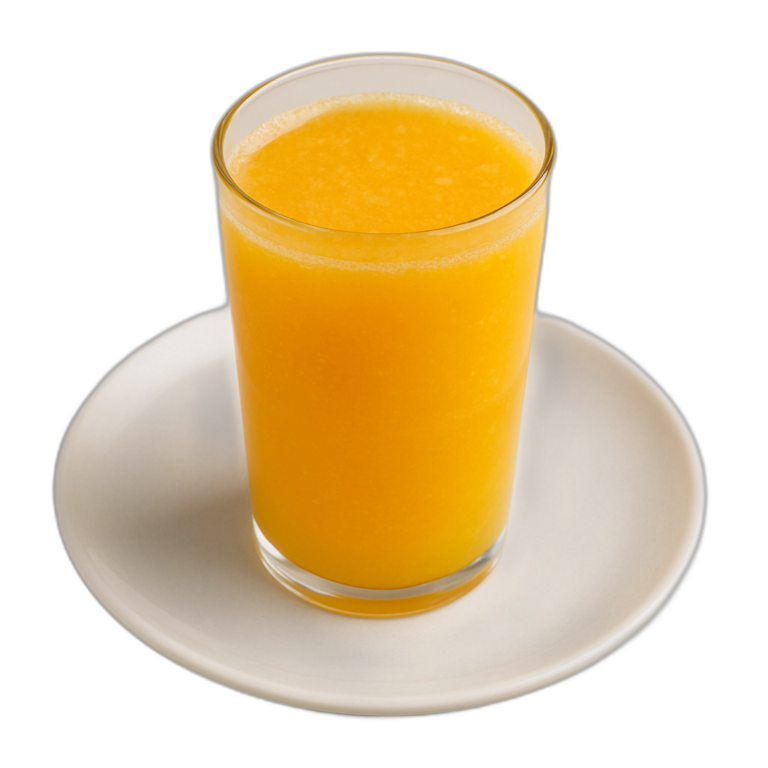 Zumo de Naranja Natural – Frissen facsart narancslé · Dosi Jamón